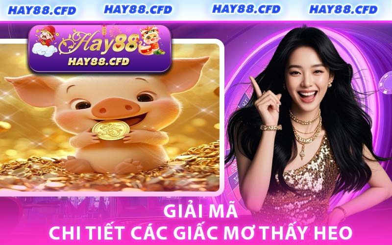 Giải Mã Chi Tiết Các Giấc Mơ Thấy Heo